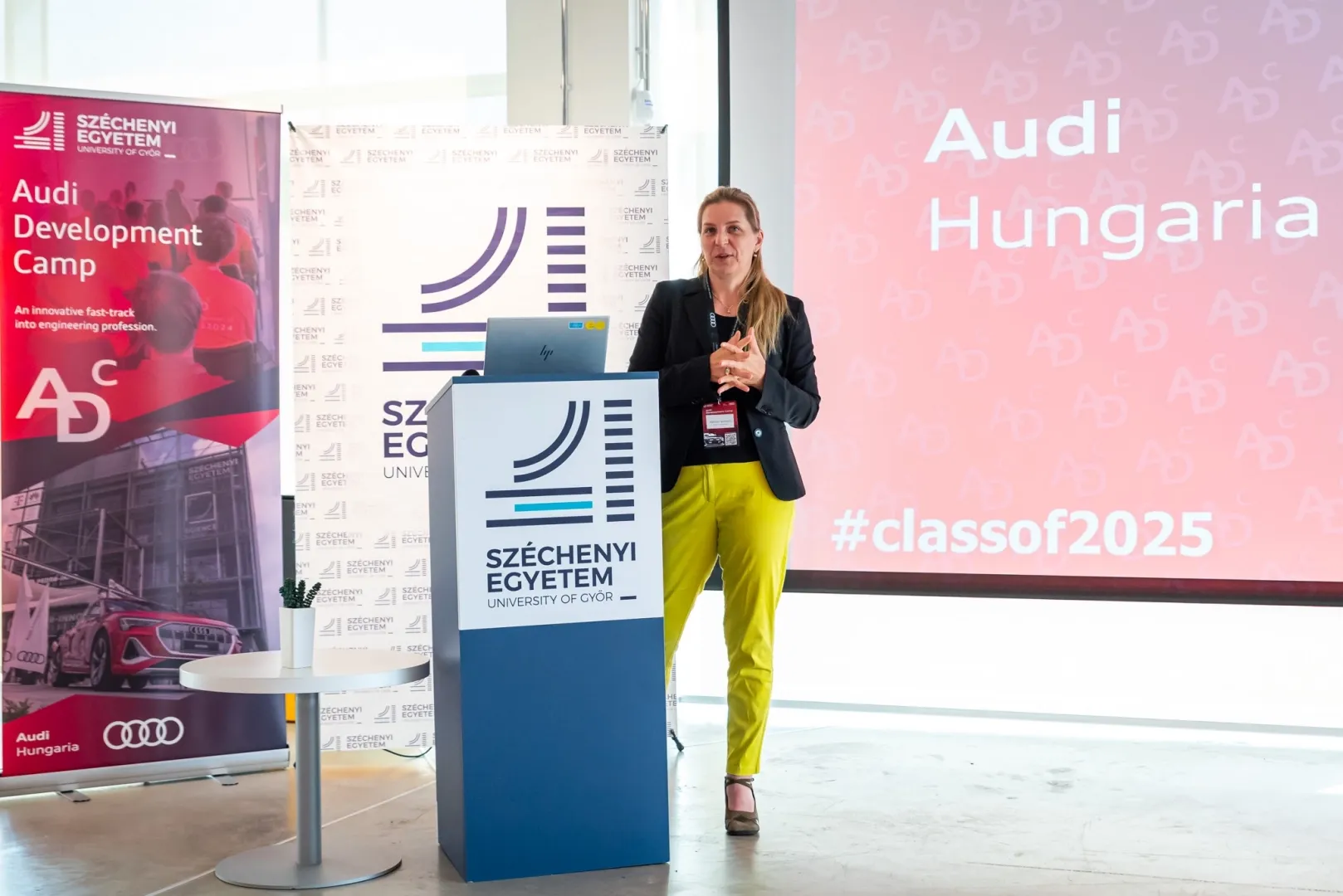 Katalin Németh, Head of Education and Scientific Cooperation at Audi Hungaria (Photo: Gergely Nagy)